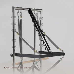 Reformer Pilates en bois d'érable avec tour demi-trapèze pour <span class=keywords><strong>studio</strong></span> et usage domestique, nouveau design 2026, meilleure qualité, prix abordable - Product Image 4