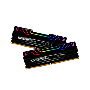 [KINGSMAN <b>GAMING</b>] Black RGB Ram Memory PC4 25600 8GBX2 3200MHz Dual Kit for Desktop - Product Image 5