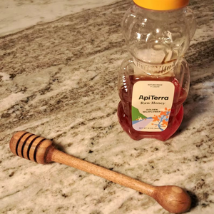 Cuillère à miel en bois d'acacia classique, design de poignée unique pour une utilisation sur table, bons prix de vente, capacité de 10 ml - Product Image 3