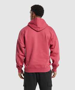 Pull-over à capuche pour hommes sweats-shirts à capuche surdimensionnés avec logo personnalisé poids lourd 400GSM Boxy 100% coton sweats à capuche d'entraînement vente en gros - Product Image 2