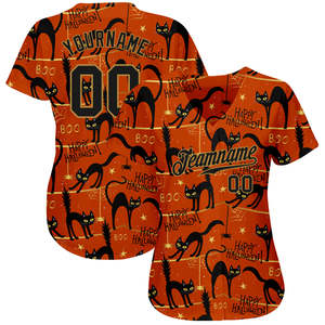 Impression par sublimation du nom et du numéro de l'équipe Vêtements de sport hip hop à séchage rapide Hommes Femmes Enfants Chemises en jersey de baseball personnalisées - Product Image 2