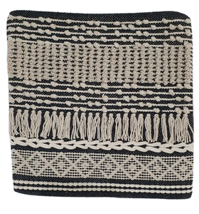 Funda Cojín Boho Frindge Anudado a Mano - Product Image 1