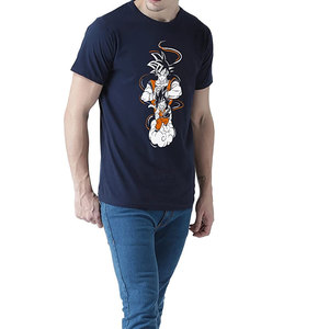 T-shirts pour hommes Streetwear T Shirt personnalisé 100% coton respirant T-shirt graphique sérigraphié T-Shirt à manches courtes pour hommes - Product Image 3