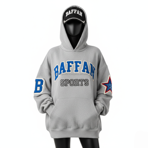 Sudadera con capucha de lana pesada Premium para mujer 340 GSM mezcla de algodón grueso jersey de gran tamaño con logotipo bordado personalizado sudaderas básicas para mujer - Product Image 1