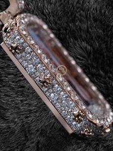 Collar de Hip Hop con Colgante Personalizado de Diamante Cultivado en Laboratorio de Lujo, con Incrustaciones de Diamantes, Claridad VVS VS, Corte Redondo, Joyería Conmemorativa - Product Image 3