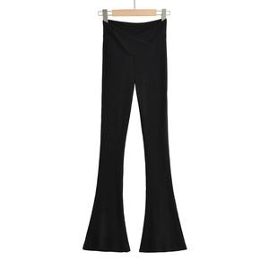Dulce Casual comodidad modestia aseada mujeres V corte elástico grueso cómodo suave secado rápido polar Yoga gimnasio desgaste niñas Pantalones - Product Image 6