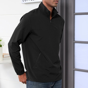 Chaqueta cortavientos de golf transpirable e impermeable para hombre, diseño personalizado OEM con logotipo de marca, etiqueta privada disponible - Product Image 4