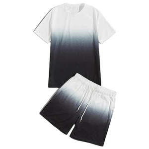 Conjuntos Cortos de Verano para Hombre, 100% Algodón, Estampados, Ecológicos, Transpirables, Elegantes, de Corte Regular, Ligeros y Cómodos, en Oferta - Product Image 5