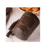 Tasse de bar en bois faite à la main de meilleure qualité forme personnalisée nouveaux ustensiles de cuisine de fête de mariage tasse en bois Viking accessoires de bar