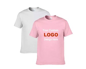 T-shirt ample uni avec option d'impression de logo personnalisé pour streetwear décontracté et promotionnel - Product Image 2