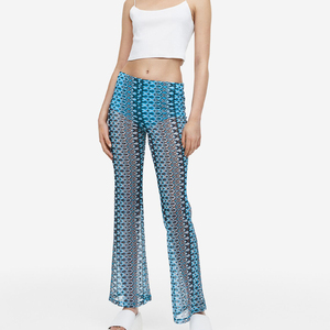 Gran oferta, mallas de algodón de cintura alta, pantalones de Yoga de tela tejida, pantalones de Yoga de alta calidad fabricados personalizables, productor de mallas - Product Image 3