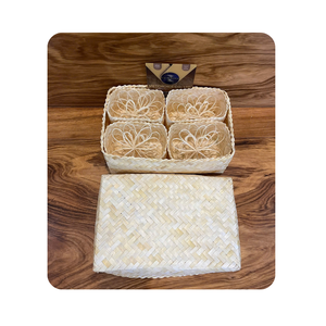 ตะกร้าหวายไม้ไผ่ทนทานอุปกรณ์เฟอร์นิเจอร์ปรับแต่งได้ - Product Image 4