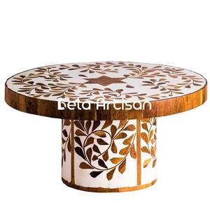 Présentoir à gâteau de luxe en résine de bois de taille personnalisée décorations de fête à la mode pour anniversaire et mariage pour gâteaux de tasse - Product Image 6
