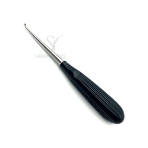 Curetas de hueso Spratt Brun de acero inoxidable de alta calidad, 4 Uds., mango hueco ergonómico, recto, 17 cm (juego de 5) con caja - Product Image 4