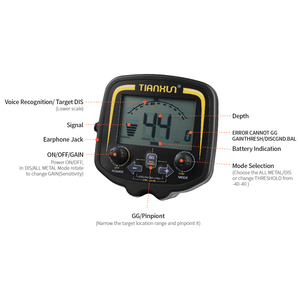 Detector de Metales Profesional Avanzado Tianxun TX-850, Dispositivo Portátil de Alta Sensibilidad para Prospección de Oro, IP54, Largo Alcance - Product Image 4