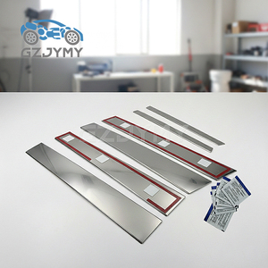 Cubierta embellecedora de Pilar <span class=keywords><strong>B</strong></span> de aluminio para coche para <span class=keywords><strong>mercedes</strong></span>-<span class=keywords><strong>benz</strong></span> W221 <span class=keywords><strong>Clase</strong></span> S, embellecedor personalizable, tira decorativa de acero inoxidable - Product Image 2