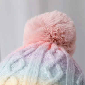 Bonnets respirants avec broderie 3D en forme de lettres, 100% acrylique, style streetwear, unisexe, adultes, chauds, confortables, pour l'hiver, en plein air - Product Image 5