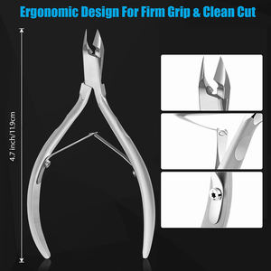 Best Nail <b>Cuticle</b> <b>Cutter</b> Sharp Fine Point Nail Nipper Double Spring <b>Cuticle</b> Trimmers Top Customized Design <b>Cuticle</b> Trimmer - Product Image 6