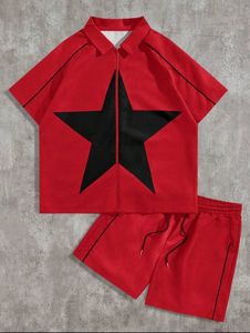 Custom Men's Windproof Summer Tracksuit Set Drawstring 6XL Printed 100% <b>Polyester</b> <b>Jogger</b> Sportswear Casual Outdoor Wear - Product Image 5