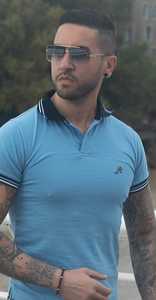 Nuevo diseño personalizado Logo Polo camiseta Casual 100% algodón polos de alta calidad 2025 Slim Fit hombres polos - Product Image 5