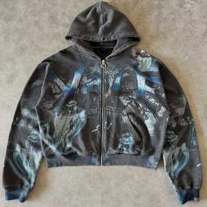 Vente en gros de sweat à capuche vintage en coton 100% avec impression numérique, surdimensionné et personnalisé pour homme, sweat à capuche délavé au soleil pour homme - Product Image 2