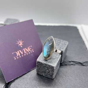 <b>Turquoise</b> Gold Plated 925 Sterling Silver Minimalist Engagement <b>Ring</b> for Women Gift - Product Image 2