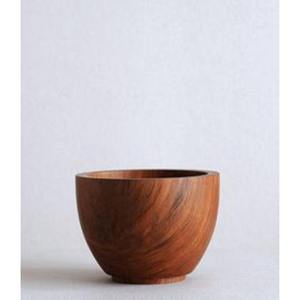 Polished Wooden <b>Bowl</b> For Fruits Salad With <b>Deep</b> <b>Bowl</b> Shape And Comfort Fit Grip For Serving Salads Or Snacks - Product Image 1