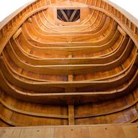 Réplique de canot de sauvetage Titanic OMH de 15 pieds, échelle 1:2, en bois et fibre de verre, kayak à rames pour la pêche, pédales incluses, longueur >4m, 2 personnes