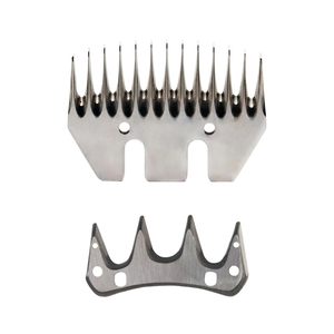 Lame de rechange industrielle en acier inoxydable pour tondeuse à moutons, lame de coupe dentelée universelle pour laine - Product Image 2