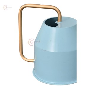 บัวรดน้ำสังกะสีหรูหราขนาดและรูปร่างที่กำหนดเองได้กระป๋องน้ำสำหรับตกแต่งสวนขวดน้ำสีฟ้าในอินเดีย - Product Image 3