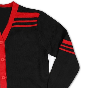 Conception personnalisée Logo pour l'Université Patchwork Sororités Cardigans Plus Size Hommes à Manches Longues Tricot Mode Pull Respirant - Product Image 4