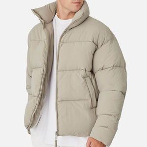 Chaqueta Acolchada con Capucha para Hombre, Transpirable, Ecológica, Resistente al Viento, Ropa de Abrigo de Invierno con Logotipo Frontal, Estilo Vintage - Product Image 6