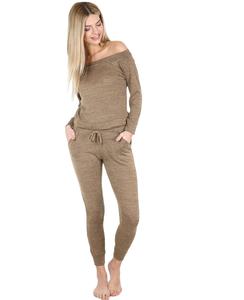 Chándal de Punto Bordado con Botones y Bolsillos Laterales |   Conjunto Casual de Dos Piezas, Sudadera y Pantalones, 100% Algodón Felpa, Ropa Urbana - Product Image 5