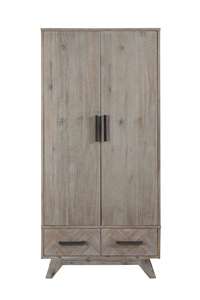 Low MOQ AMO <b>Wooden</b> <b>Wardrobe</b> 2 Drawers New Arrival Highest Quality Bedroom Furniture Oak/Pine/Acacia Vietnamese Direct Supply - Product Image 2