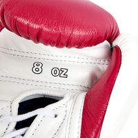 Guantes de Boxeo 'Winning' Personalizables de Alta Calidad con Cordones, Cuero Genuino, Dedos Completos, Correa de Muñeca Ajustable con Gancho, Artes Marciales