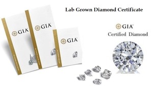 Bague de fiançailles de laboratoire certifiée Lab pour femmes Collection IGI & Ingemco Certified Diamond Ring in India Prix de gros - Product Image 3