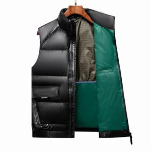 Top qualité 90% blanc duvet de canard gilet 2025 hiver hommes classique solide thermique sans manches veste mâle chaud rembourré moelleux gilet - Product Image 2