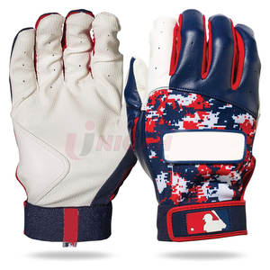 Gants de frappe de baseball en cuir de haute qualité colorés et personnalisables avec une performance optimale de conception de manchette longue par l'usine - Product Image 5
