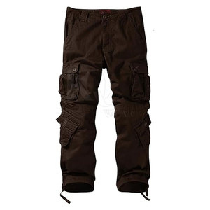 Pantalon cargo léger pour homme, coupe moderne, durable, 100% coton, style décontracté, adapté à la mode de rue, à un usage quotidien et à une activité intense - Product Image 3