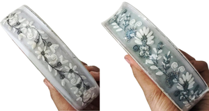 Premium Floral Lace Fabric Rolls for DIY Fashion <b>and</b> Home Embellishments Elegant Embroidery Lace Rolls for Handmade Clothing - Product Image 3