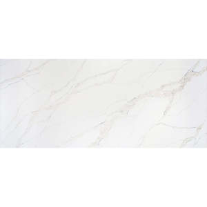 แผ่นควอตซ์คริสตัล Calacatta Safyra พรีเมียม ขนาดใหญ่ กันน้ำ ทนทาน ดีไซน์ทันสมัย - Product Image 1