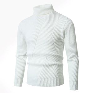 Sweat-shirt à col roulé pour homme, personnalisé avec un logo brodé, imprimé, design transfrontalier, automne et hiver, torsadé, épaissi - Product Image 3