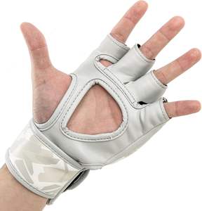 Guantes de MMA de Medio Dedo de Alta Calidad, Producto Nuevo del Fabricante para Peleas, Entrenamiento de Boxeo, Hechos de Cuero PU - Product Image 3