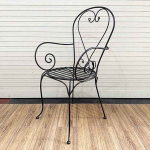CBCF230 <b>Outdoor</b> Iron Garden Set Durable European Style Cafe <b>Table</b> and Chair with Decorative Patterns - Product Image 4