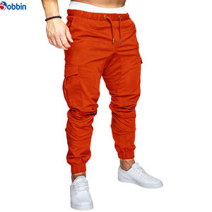 BOBBIN INDUSTRIES Jogging en molleton décontracté pour homme, toile 100% coton, grande taille, multi-poches, respirant, séchage rapide, sport - Product Image 4