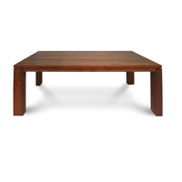 Mobilier de maison OEM mobilier de salle à manger ensemble de table à manger moderne en noyer