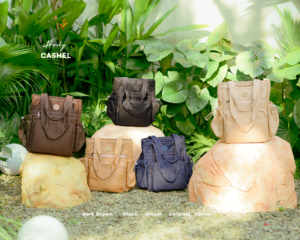 กระเป๋าเป้สะพายหลังผ้าแคนวาสแบบแปลงสภาพได้ พร้อมซิปปิด ช่องใส่แล็ปท็อป ช่องใส่ของอเนกประสงค์ และดีไซน์ทนทาน - Product Image 2