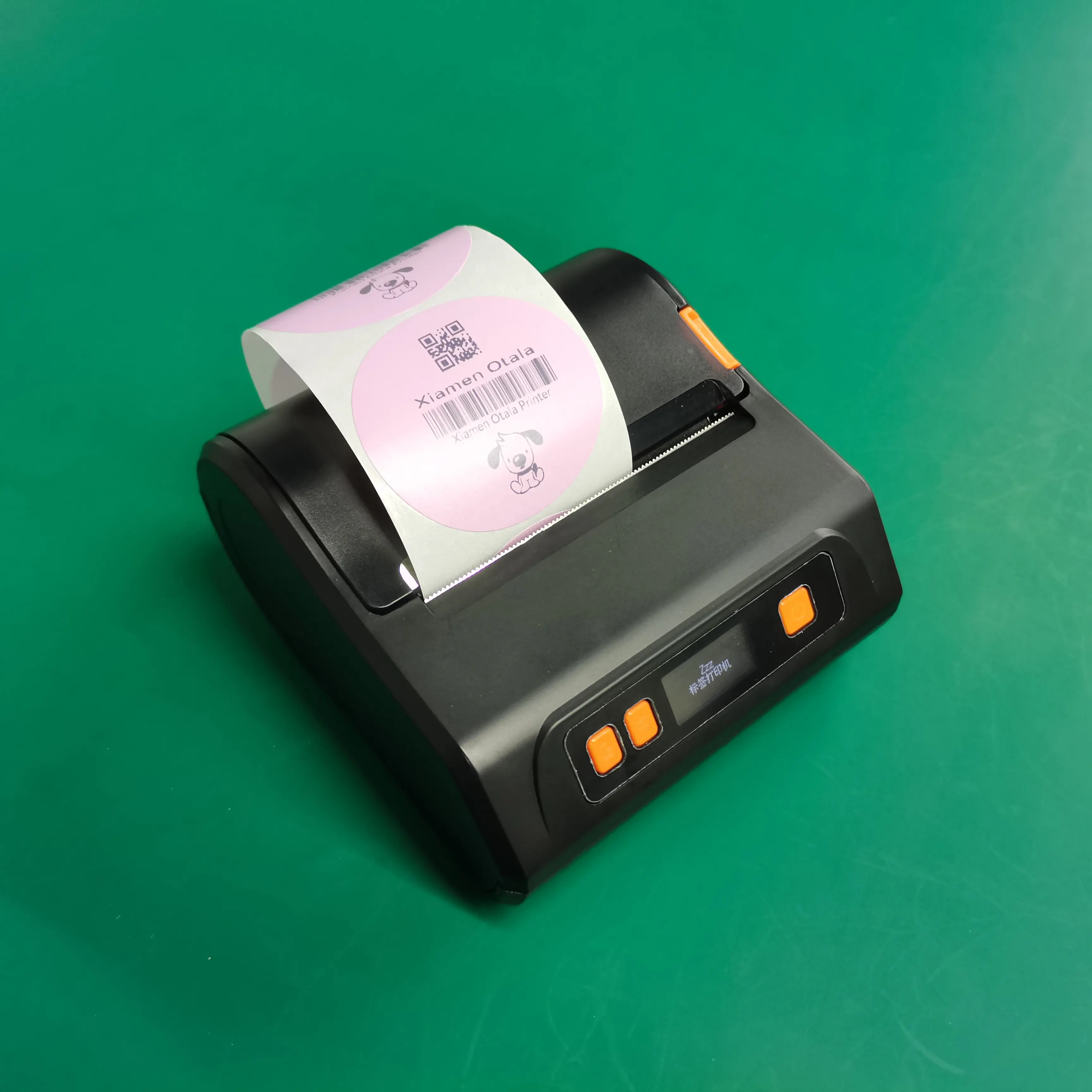 Fabrieks Commerciële Diverse Verzending Thermische Barcode Mini Draagbare Sticker Zorg Print Label Printer Etiket Machine