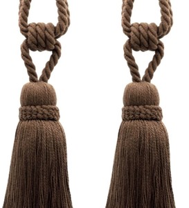 Attache de rideau en coton avec pompon - Product Image 3
