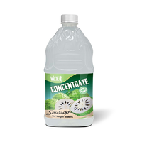 Zuurzakvruchtensap drank, gemaakt van concentraat, PET fles 2L, voor tropisch Vietnam, echt sap, 24 maanden houdbaarheid